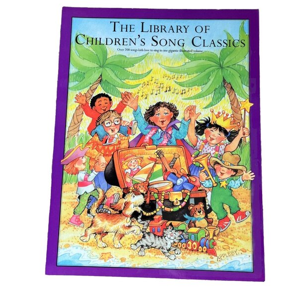 The Library of Children's Song Classics Gigantic Illustrated Sheet Music Leonard - Picture 1 of 6